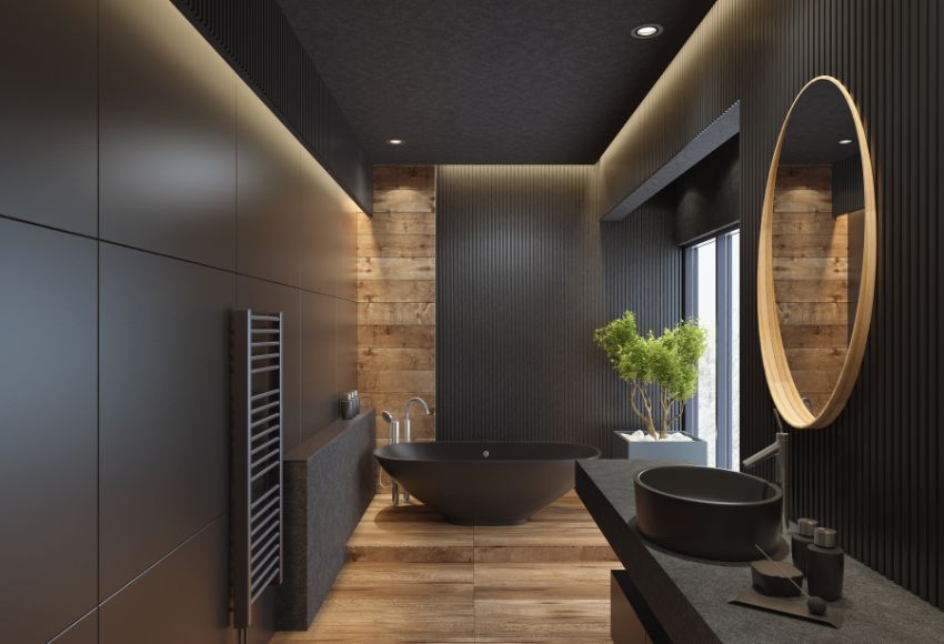 Luxurious remodeled bathroom